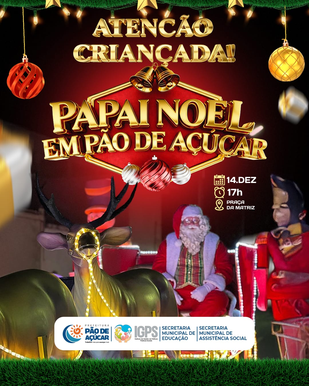 Alô criançada, Papai Noel tá chendo